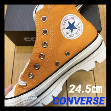 새상품 컨버스 올스타 100 척 하이 오렌지 통굽