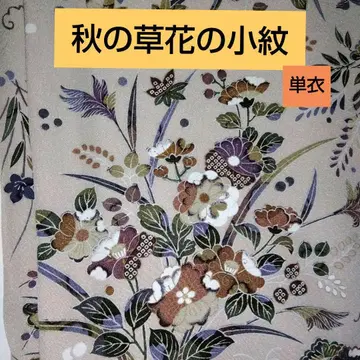 가을 풀꽃 코몬 홑옷