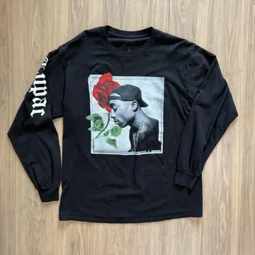 VINTAGE/2PAC 롱T Black