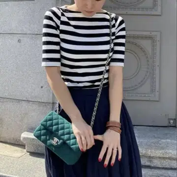 JENNE 보더 티셔츠 M