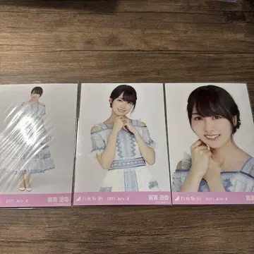 노기자카46 브로마이드 9th BD 라이브 의상 1 카키 하루카 컴프