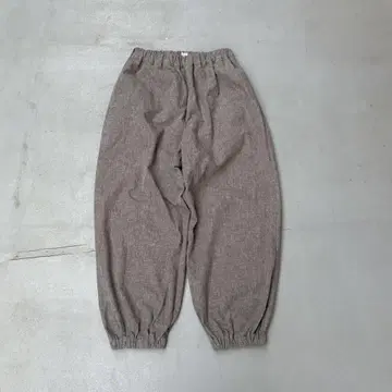 vintage 일본제 린넨 벌룬 팬츠 그레이 남성용 무지