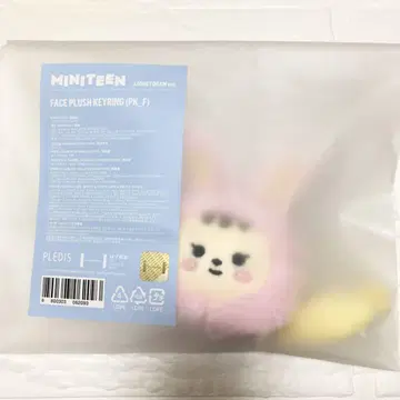 MINITEEN FACE PLUSH KEYRING 라무 정한