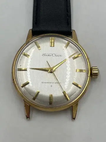 SEIKO 세이코 크라운 다이아쇼크 21석 남성용 손목시계 수동 와인딩