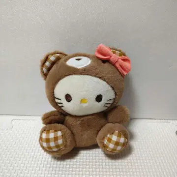 산리오 헬로키티 곰 인형옷 키링