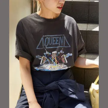 QUEEN 그래픽 오버사이즈 티셔츠