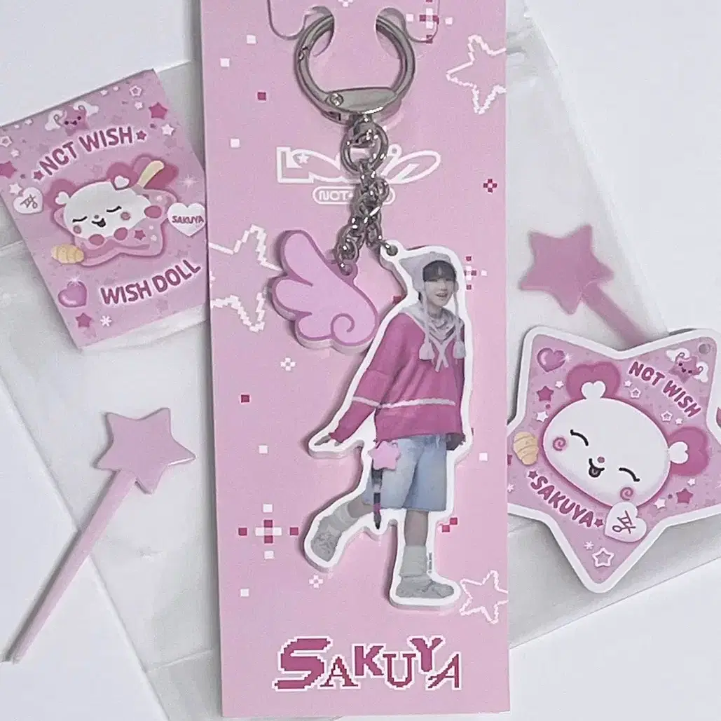 NCT WISH Steady キーリング サクヤ NCT WISH サクヤ typeB Keyring 1st