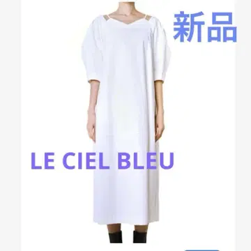 새상품 LE CIEL BLEU Heart Neck Cocoon Dress