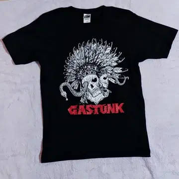 GASTUNK 가스 탱크 티셔츠 5 인디언 스컬 자파코어