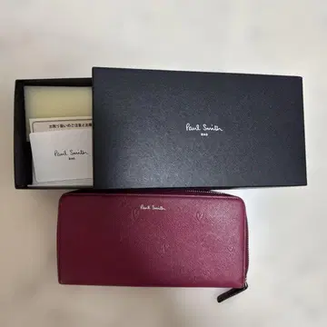 [Paul Smith] 폴스미스 스미시 하트 라운드 지퍼 장지갑