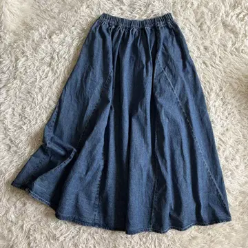 [ soulberry 소울베리 ] 나의 데님 스커트 데님 롱 스커트 M