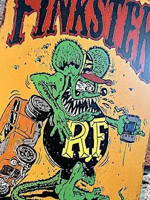 Rat Fink 굿즈 브리키 간판 랫 핀크 해외 포스터 DK0173