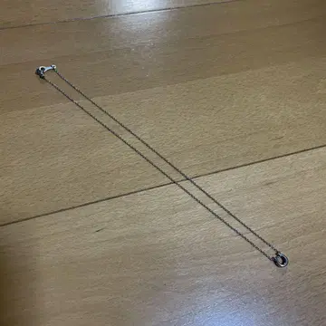 lauss 심플 실버 체인 목걸이 말발굽