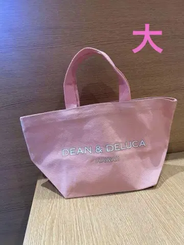 DEAN & DELUCA 로얄 하와이안점 한정판 토트백 핑크 L