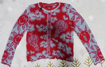 알베로베로 가디건 빨간색