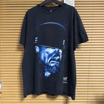00s vintage WWE 언더테이커 프로레슬링 티셔츠