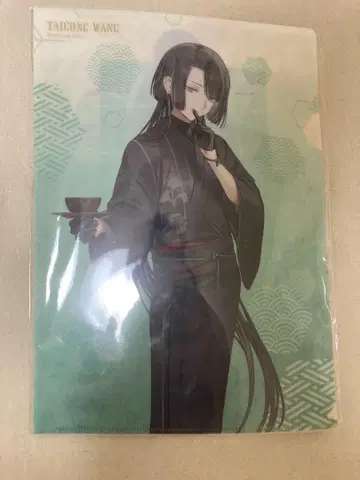 FGO 교토 리큐엔 훼미리마트 콜라보 클리어 파일 태공망 네로 2종 세트
