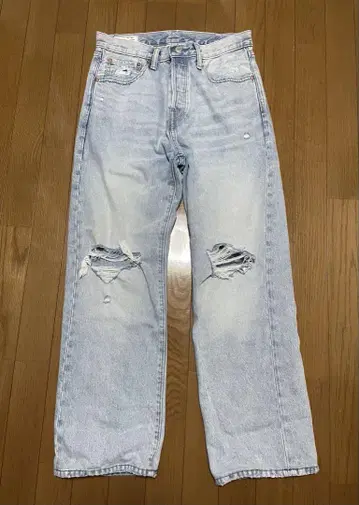 GAP 90s LOOSE 데님 라이트 블루 데미지 29인치