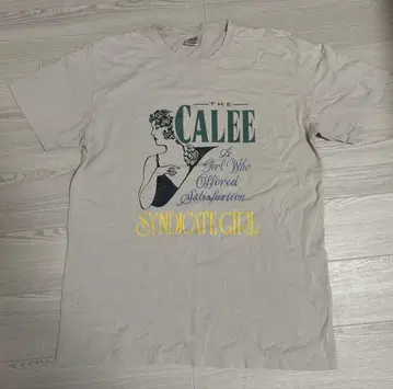 THE CALEE SYNDICATE GIRL 티셔츠 L 사이즈