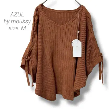 [아줄바이마우지] AZULbymoussy 고품질 판초 디자인 니트