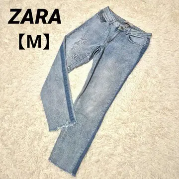 ZARA 자라 베이직 [ M ] 스키니 데님 라이트 블루 사이드 라인
