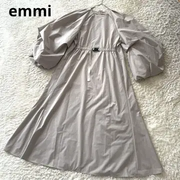 emmi atelier 에미 eco 볼륨 슬리브 원피스