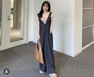 완판템 COCODEAL 백 리브 살로펫 그레이 올인원