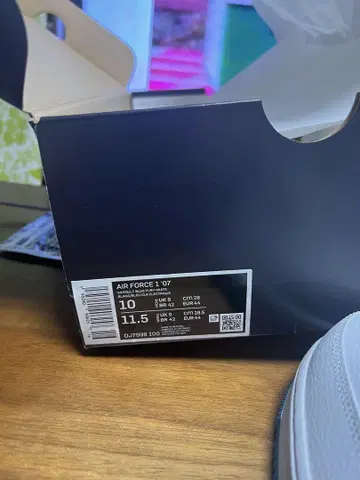 AIR FORCE 1 07 화이트/블루 11.5