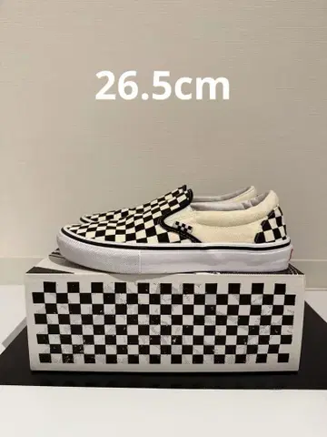 Vans 슬립온 체크 무늬 체커 반스 슬립온