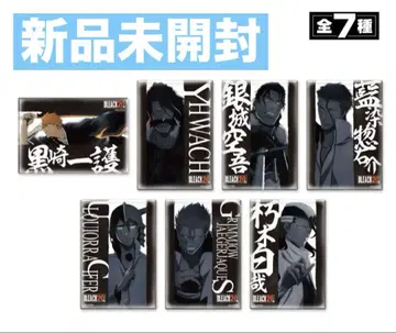 세븐넷 한정 BLEACH 스퀘어 캔뱃지 세트