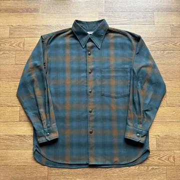 UNIQLO 유니클로 옴브레 섀도우 체크 플란넬 셔츠