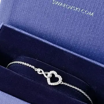[ 컨디션 최상 ] 스와로브스키 팔찌 SWAROVSKI 인피니티 하트