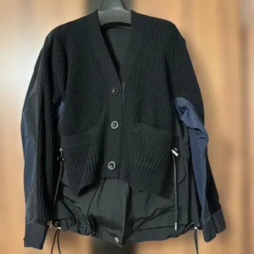 sacai 도킹 가디건