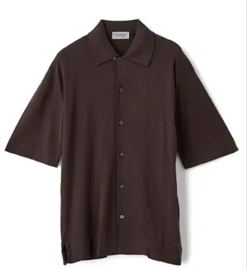 JOHN SMEDLEY 존 스메들리 일본 별주 오픈 카라 니트 셔츠