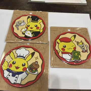 포켓몬 카페 피카츄 러버 코스터 3종 세트