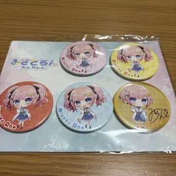 미사토란 캔뱃지 5개 세트