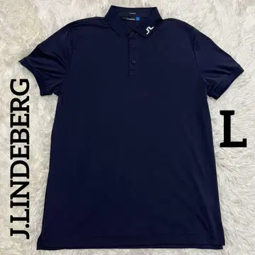 J.LINDEBERG 골프 피케 셔츠 L 네이비