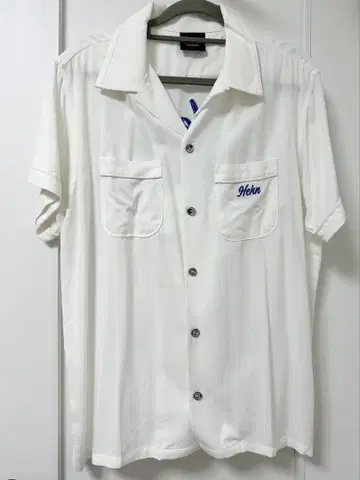후지이 카제 헨레코 유니폼 볼링 셔츠 white S