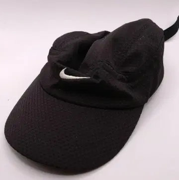 나이키 캡 블랙 택