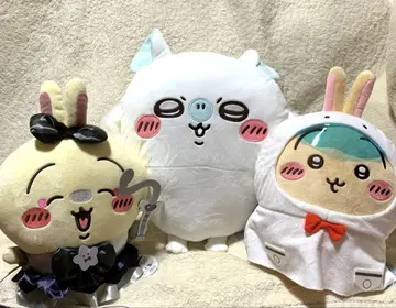 치이카와 봉제 인형 3개 세트 프라이즈 토끼 모몽가