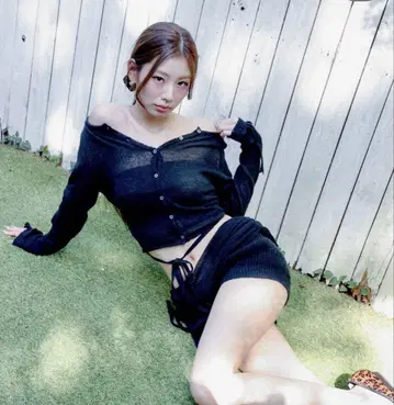 Misty knit cardigan black Monako