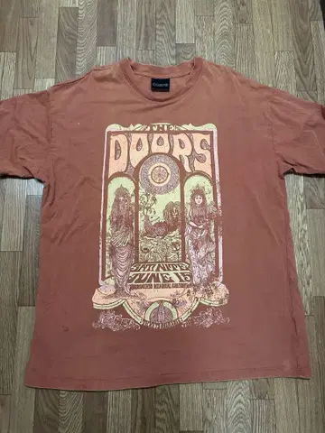 Doors 밴드 티셔츠 빈티지풍 M 밴T