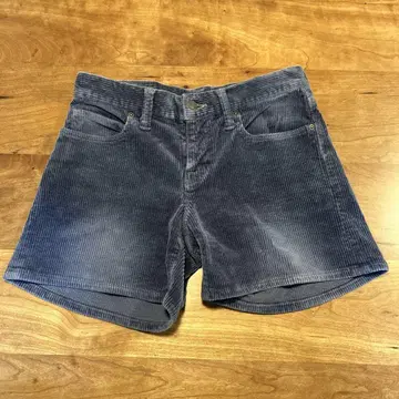 새상품급 할리우드 런치 마켓 파랑 코듀로이 숏팬츠 사이즈 24