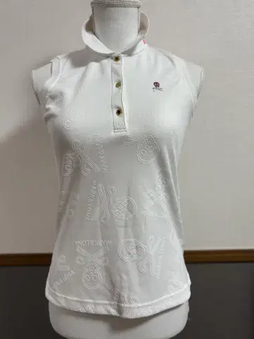 컨디션 최상 마크앤로나 올 패턴 슬리브리스 36