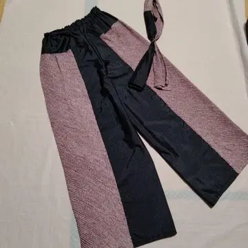 기모노 리메이크 와이드 팬츠 시보리 & 남자 오시마 명주