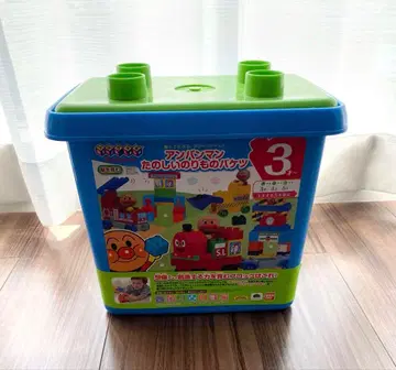 12/16까지 가격 호빵맨 즐거운 탈것 양동이 블록 라보 기차