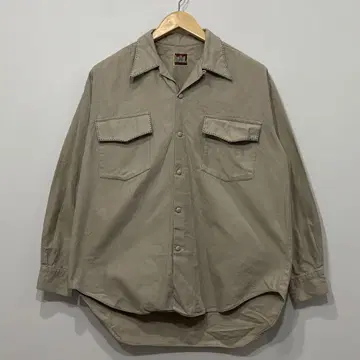 당시 물품 핑크 드래곤 핸드 스티치 오픈 카라 셔츠 크림 소다