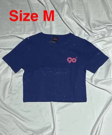90 Logo Girl Tee Navy M