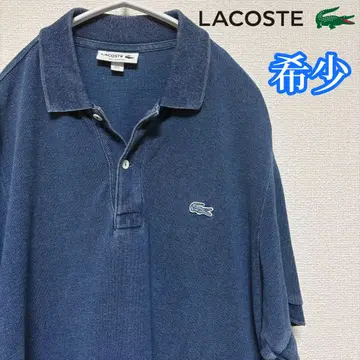 레어 LACOSTE 라코스테 피케 셔츠 인디고 블루 반팔