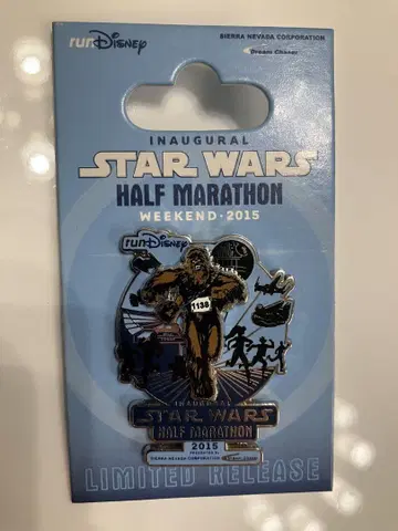 rundisney 스타 워즈 핀 배지
